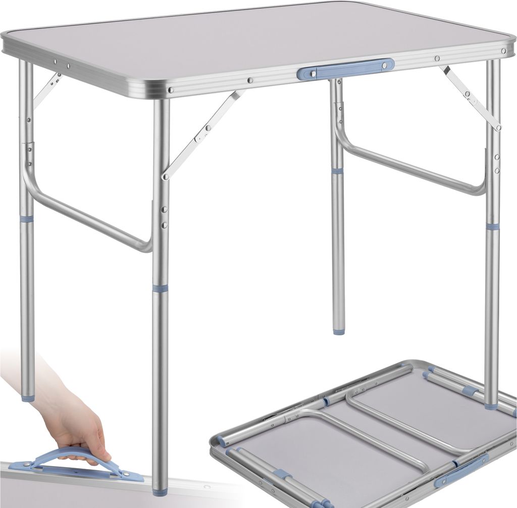 tectake® Campingtisch Lothar klappbar 75 x 55 x 68 cm Produktbild 