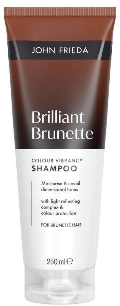 John Frieda Brilliant Brunette Shampoo für strahlende Haarfarbe (250 ml)