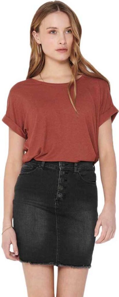 ONLY 15106662, T-Shirt, Erwachsener, Weiblich, Rot, Red / Henna, XS