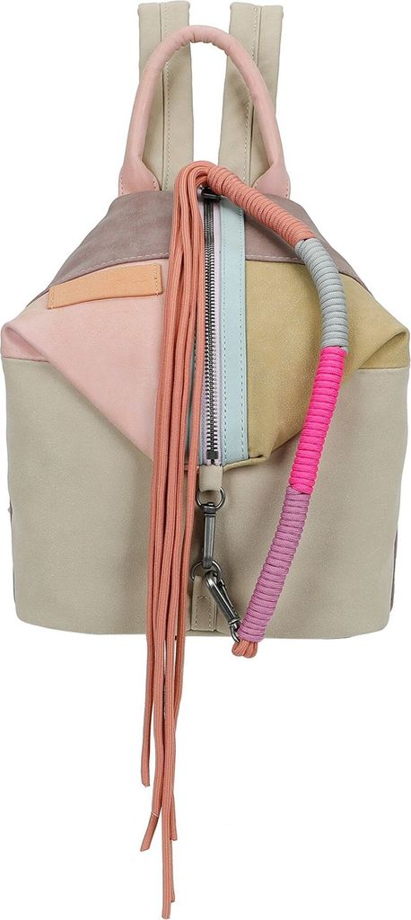 Fritzi aus Preußen Freizeitrucksack Rucksack Marit City Boo Vintage Mix Backpack Multi Taupy mehrfarbig