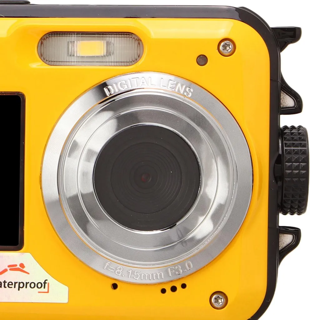Fotocamera Subacquea Iriisy 2.7K 48MP Con Doppio Schermo E 16x Zoom – Impermeabile Fino A 3 Metri - 5