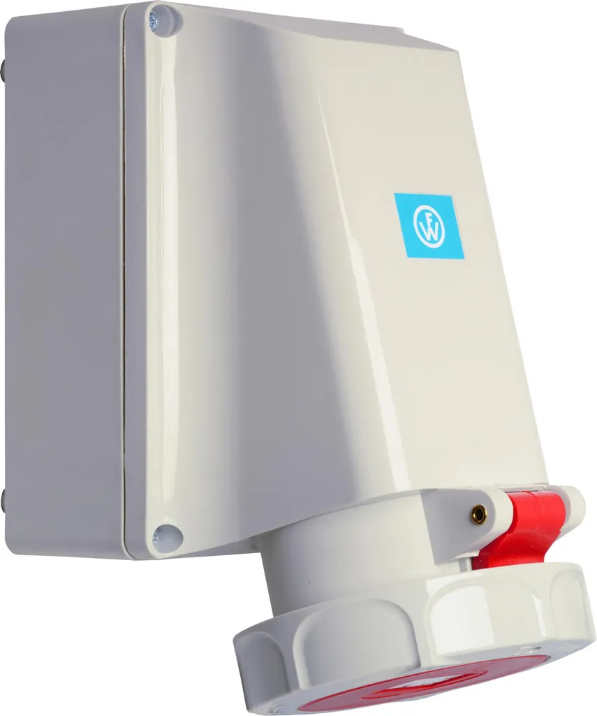 Walther Werke Prise murale 63A 5p 400V 6h IP67 169 pour usage industriel