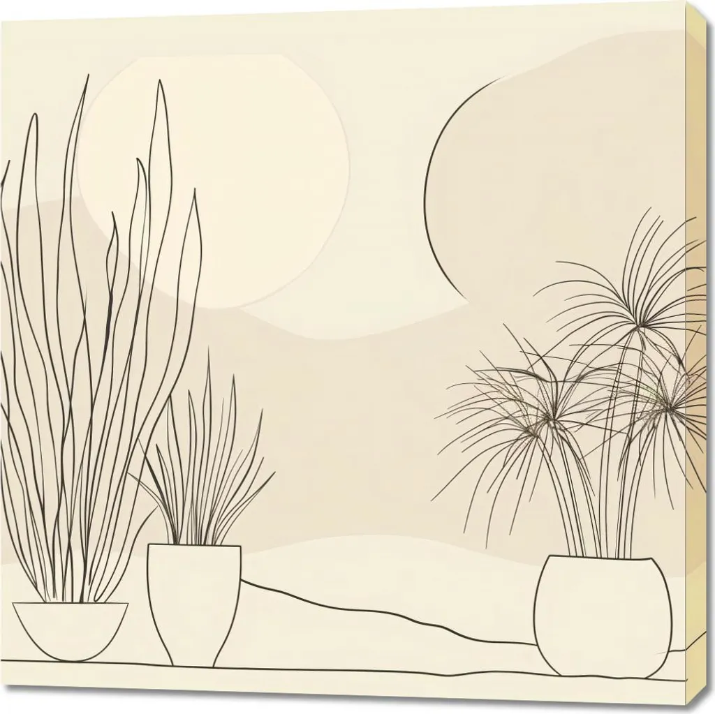 Tableau pour salon Flore au pastel 90x90 cm créez une ambiance zen