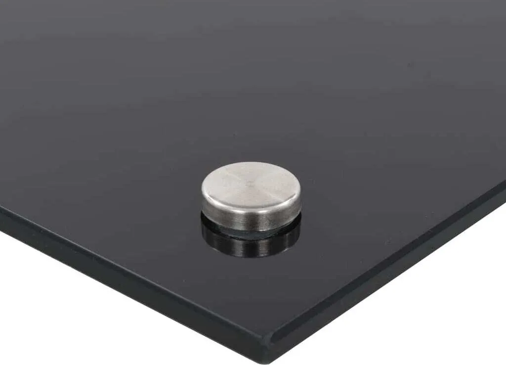 vidaXL 2x Alzatina Cucina Vetro Nero 70x40 cm - Addio Schizzi di Unto - 6