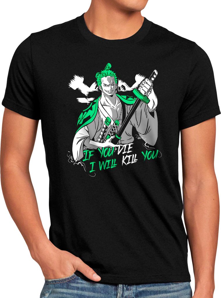 style3 Dangerous Blade Herren T-Shirt anime manga luffy cosplay