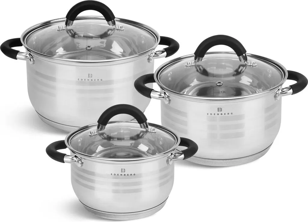 Set Pentole Acciaio Inox Induzione 6 Pezzi | Design e Performance