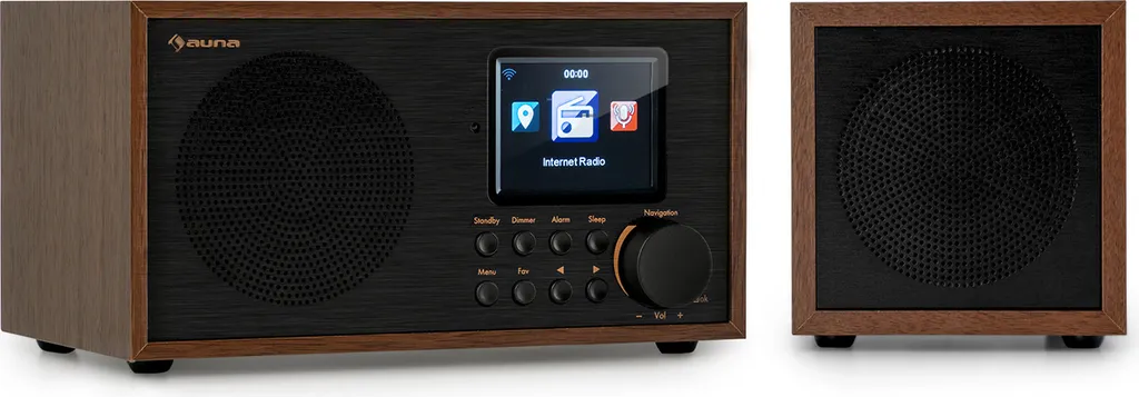 Radio Numérique avec Alarme de Réveil et Batterie 5h d'Autonomie Noir
