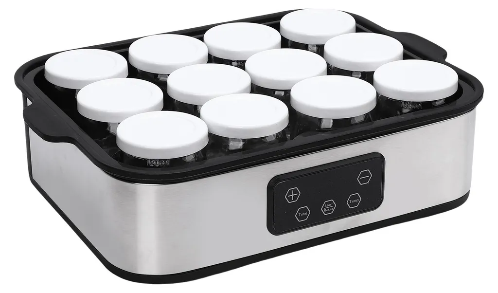 Yaourtière programmable 48h température constante avec 12 grands pots