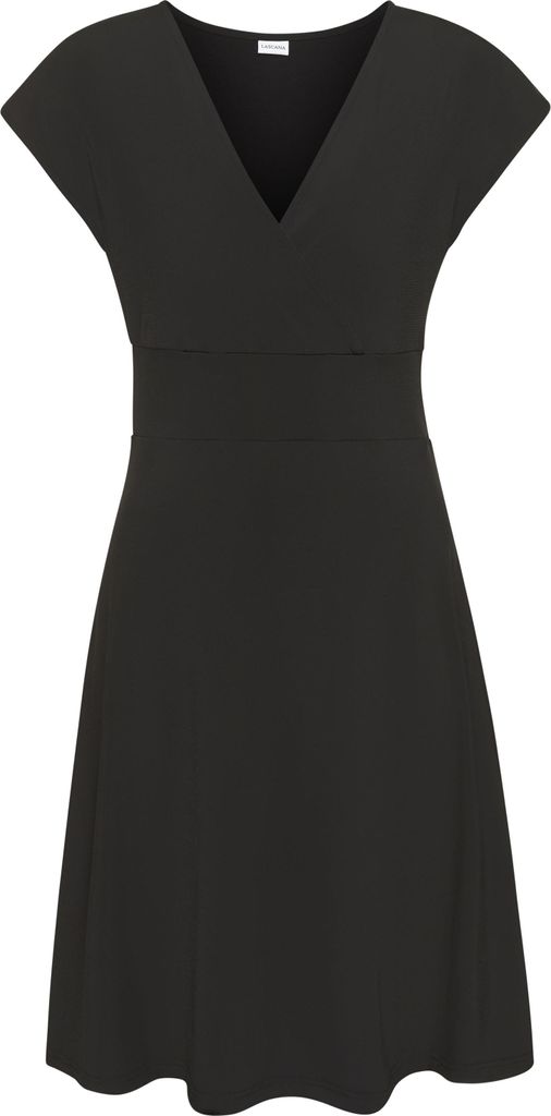 LASCANA Midikleid schwarz Größe 36
