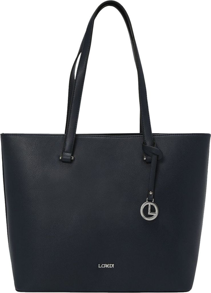L.CREDI Filippa Shopper Navy dunkelblau