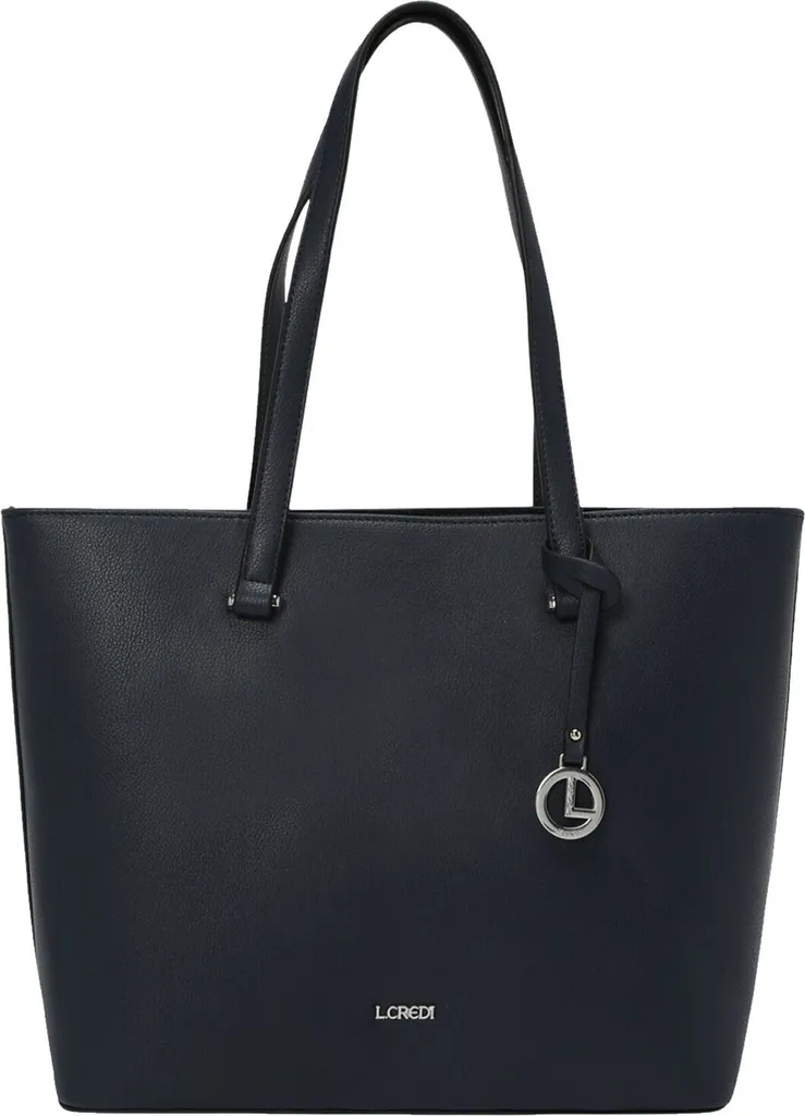 Sac cabas femme Filippa Shopper bleu marine grand format polyvalent