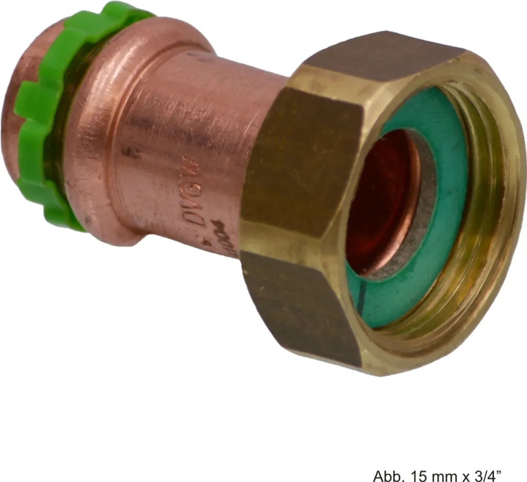 Demi-Raccord Fileté 28 mm SudoPress SP4359GV à Sertissage Rapide Pro
