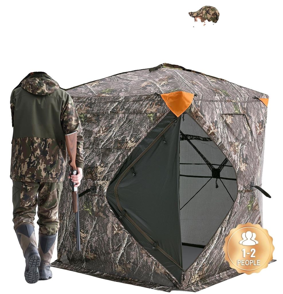 VEVOR Jagdblende, 270° Bodenblende, 2-3 Personen Pop-Up Produktbild 