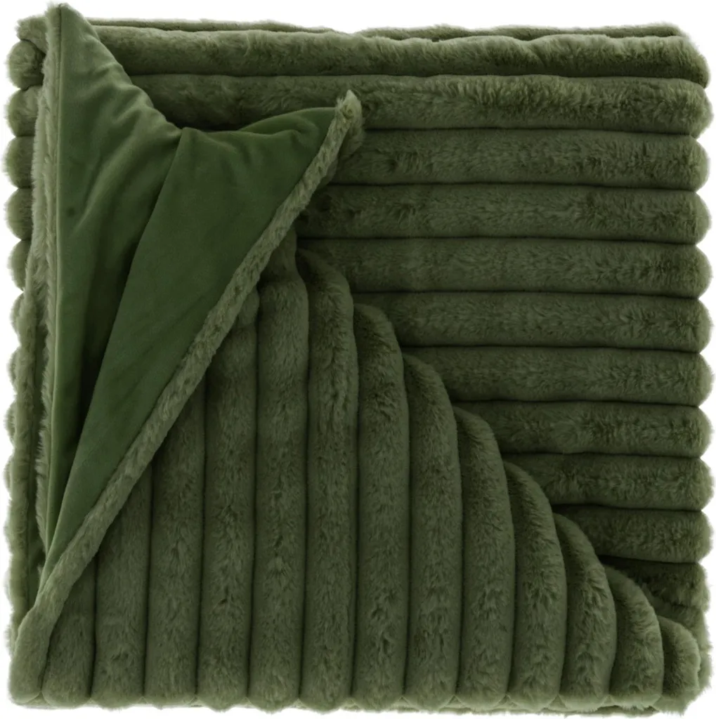 Unique Living Plaid Peppe 150x200 Verde Inverno | Soft Touch Winter