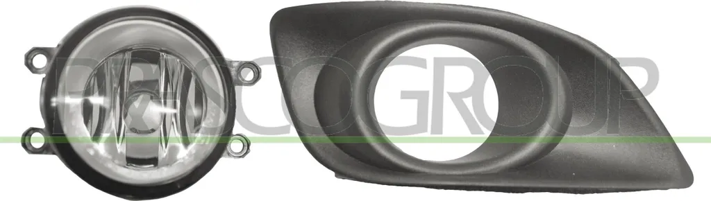 Phare anti-brouillard droit PRASCO TY2444413 pour Avensis T25 OE 812100D040