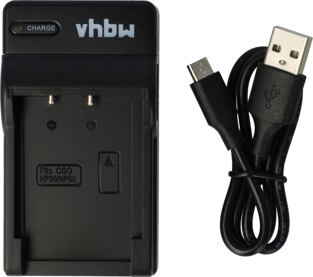 vhbw USB Ladegerät kompatibel mit Casio Exilim EX-Z8, Produktbild 
