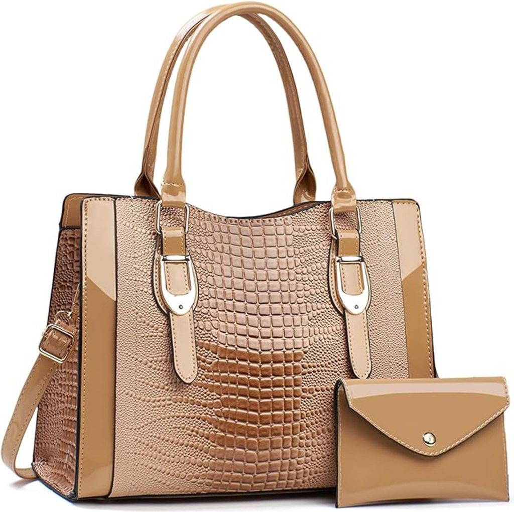 STILVORA Handtaschen, 2-teiliges Damen Taschen Set, Schultertasche & Handtasche, groß & geräumig, vielseitig für Alltag, Büro, Shopping oder Re...