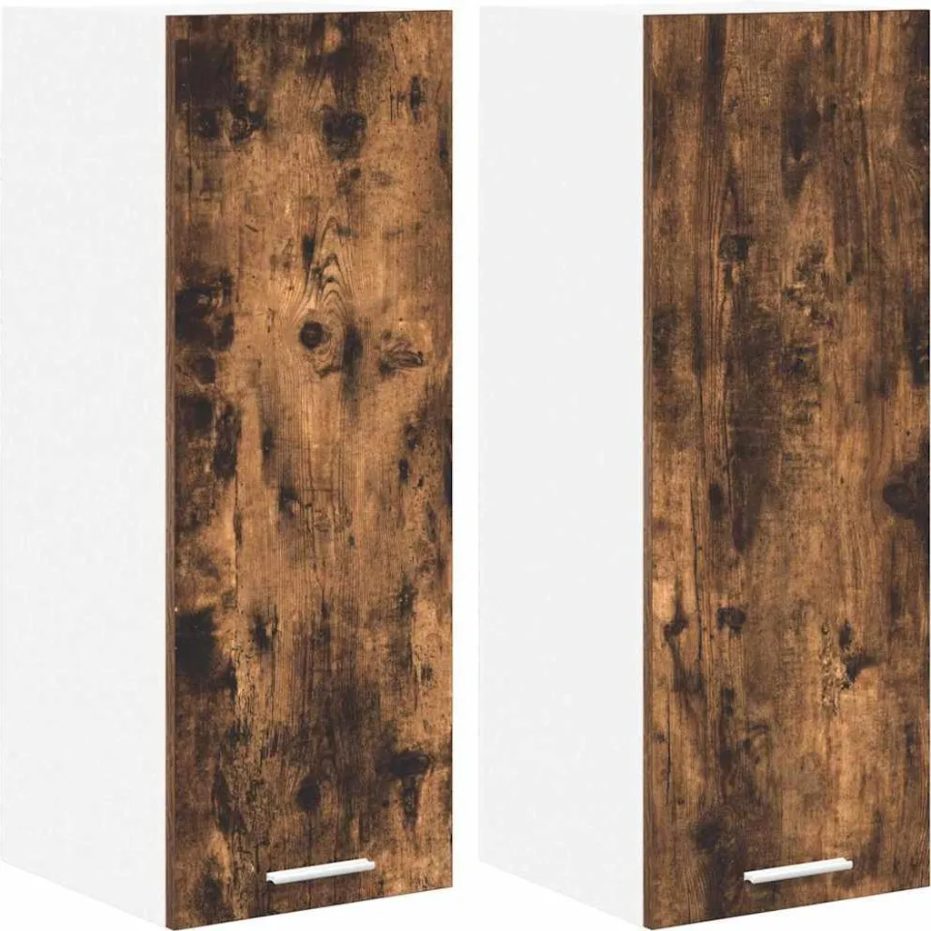 Pensile SYFAX™ Riga 2 pz Rovere e Bianco: Design Contemporaneo Parete