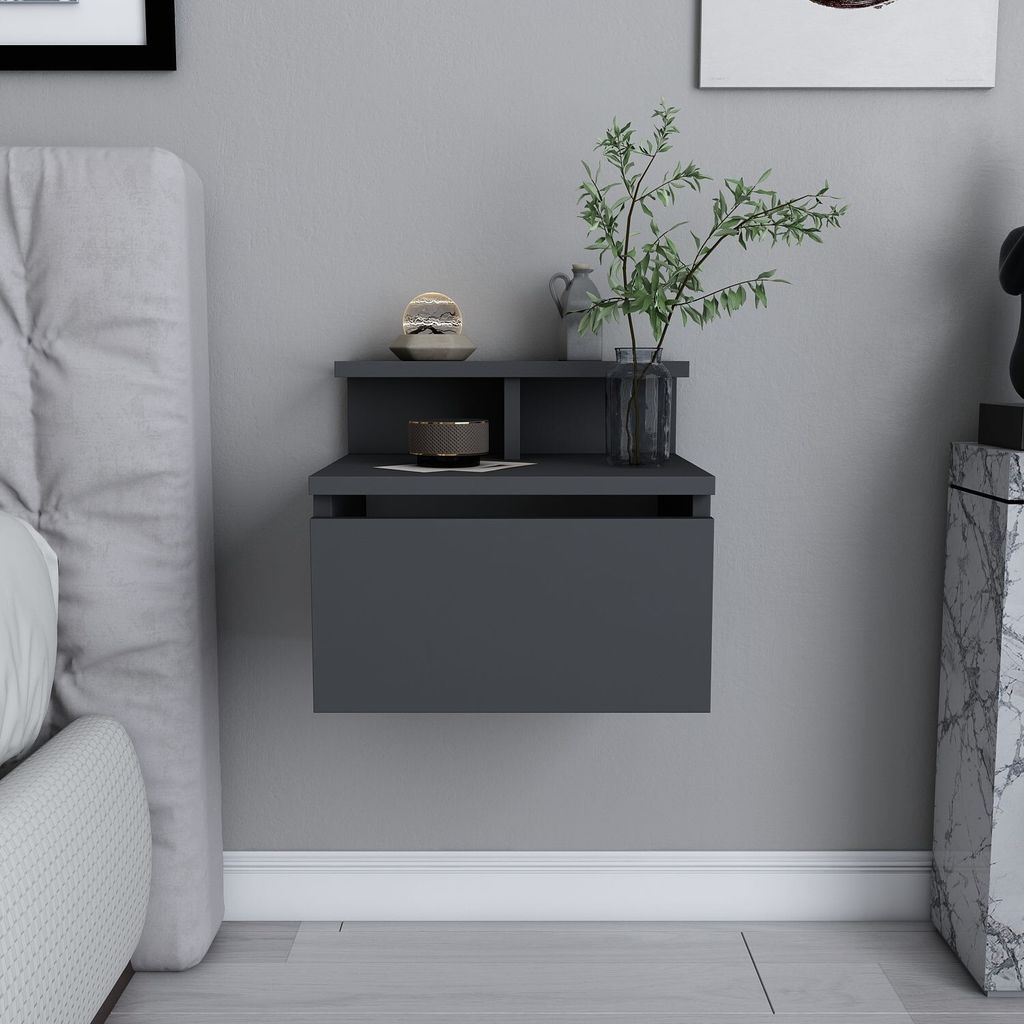 Skye Decor, Alice - Anthracite, Nachttische & -schränke, Produktbild 
