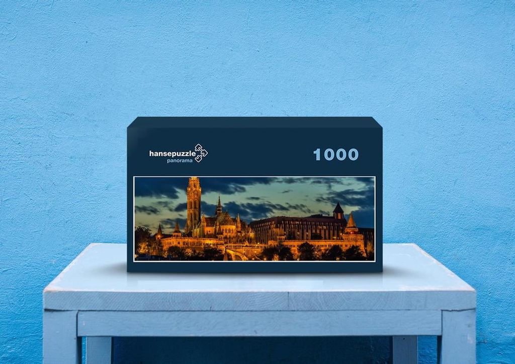hansepuzzle 64688 - Kathedrale Puzzle, 1050 Teile, Religion, 60,0 x 46,0cm mit hochwertiger Aufbewahrung, Kartonbox und wiederverschließbarem Beutel