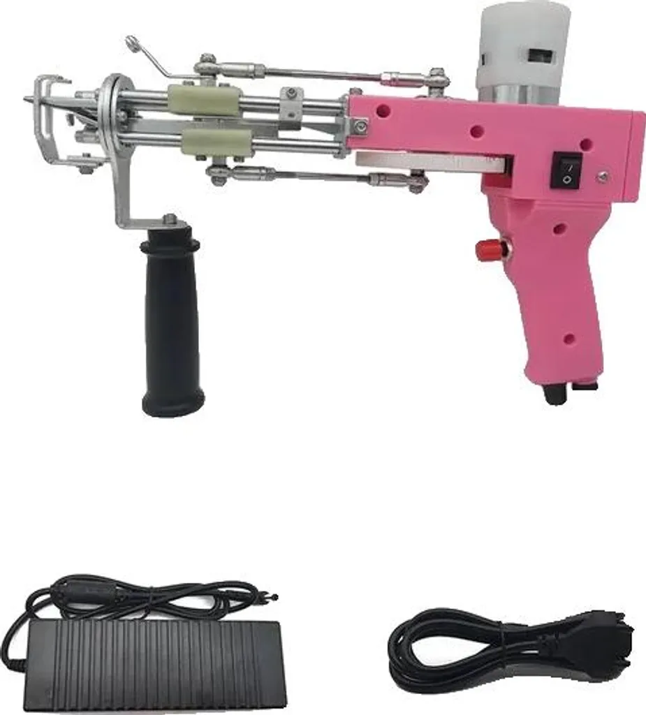 Machine à Tufter Électrique Rose - Outil de Création Textile de Tapis