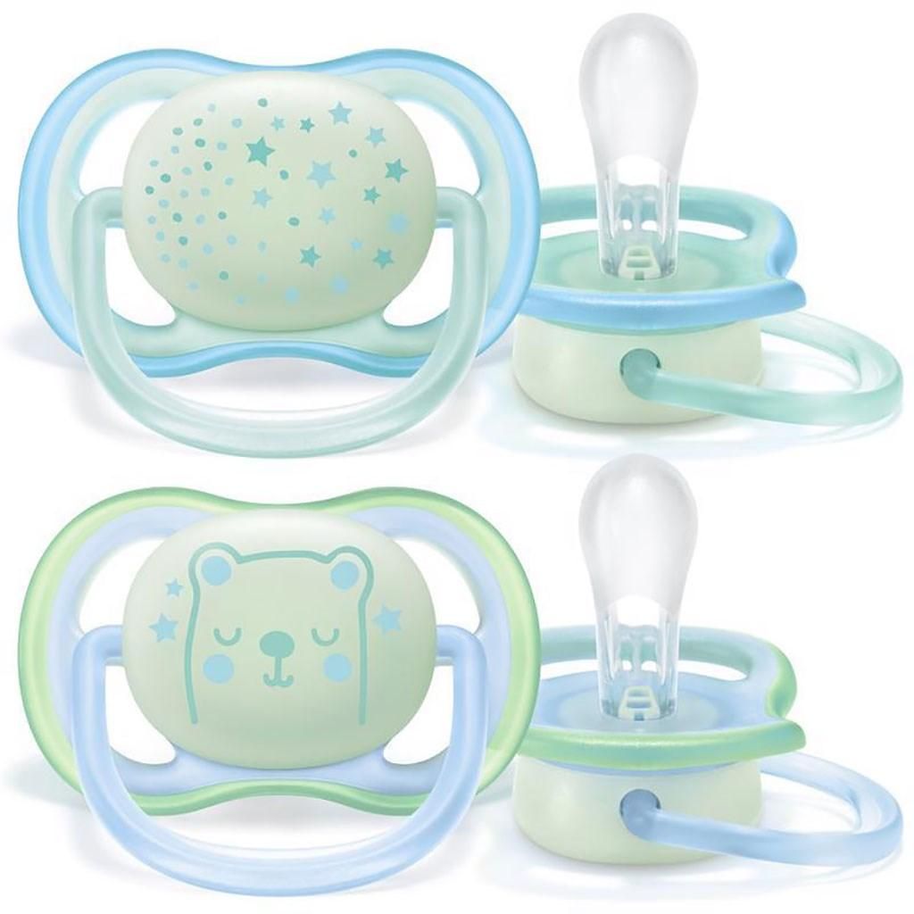 Avent Ultra air succhietti notturni 0-6 m., 2 pezzi - Immagine del prodotto 