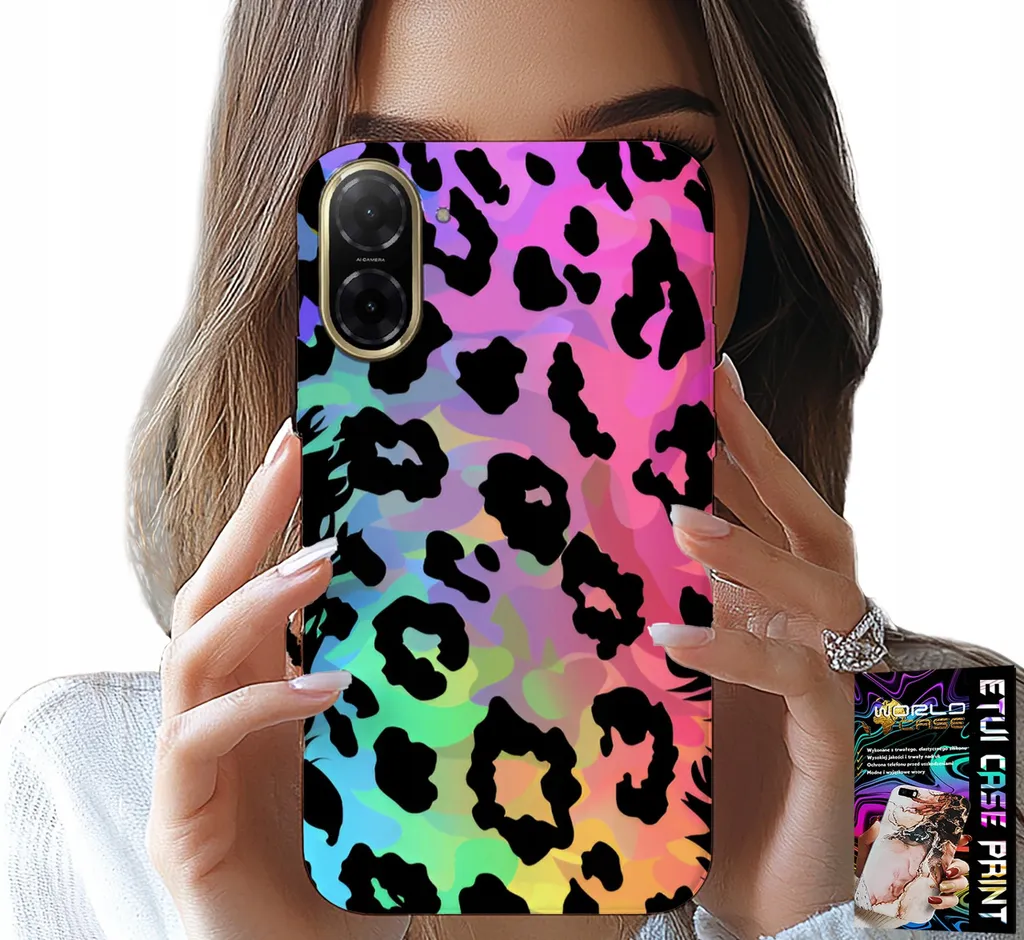Cover Vetro Xiaomi Redmi A5 Rainbow Leopard - Street Style 2026