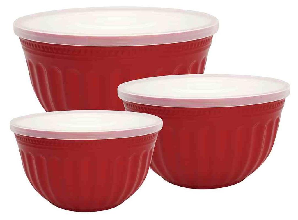 Greengate Alice Schüssel mit Deckel red Set3 Produktbild 