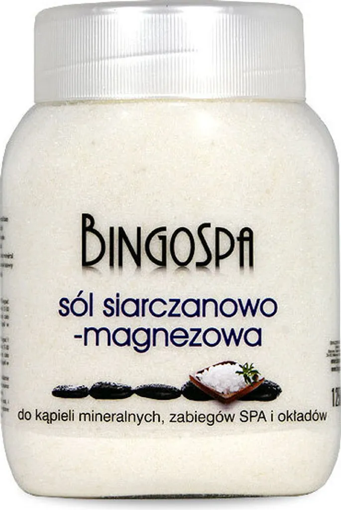 Sel d'Epsom BINGOSPA 1.25 kg Sulfate de Magnésium pour Soin du Corps