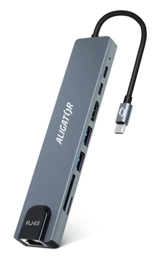 Aligator Hub 8 in 1 USB-C | La Tua Docking Station 4K Ultra-Fast