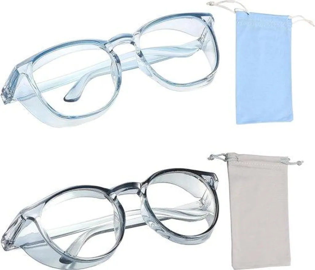 Protection oculaire pour laboratoire et écran avec étui de rangement