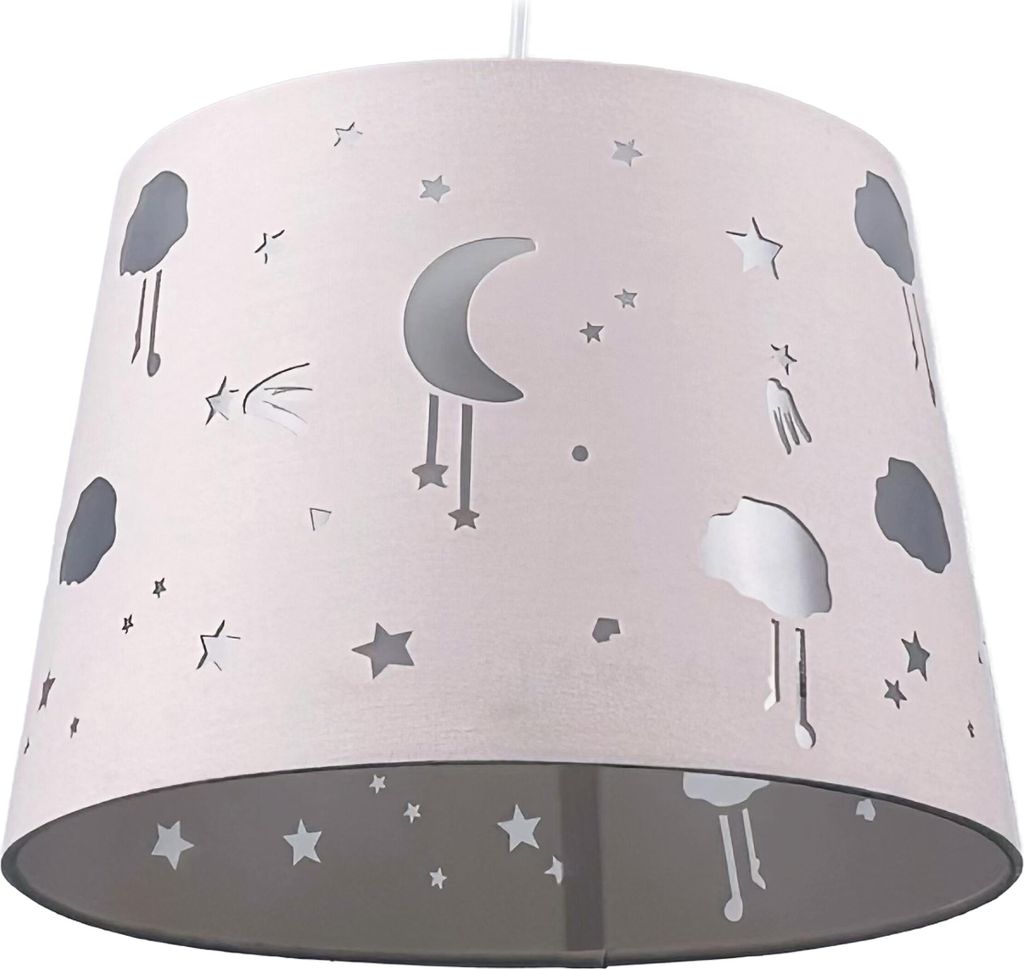 Relaxdays Hängelampe Kinderzimmer, Abendhimmel, HxD: 130 x Produktbild 