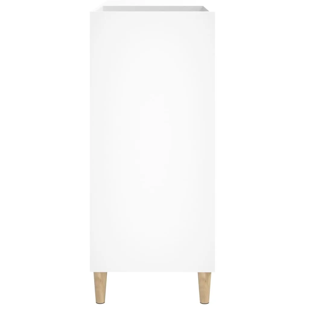Armadio a pannelli bianco 84,5x38x89 cm materiale a base di legno - 6