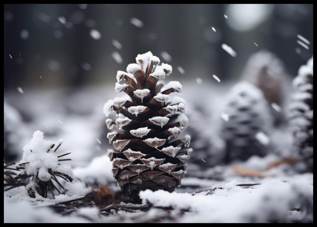 Plakat 84x59,5cm Winterliche Ruhe