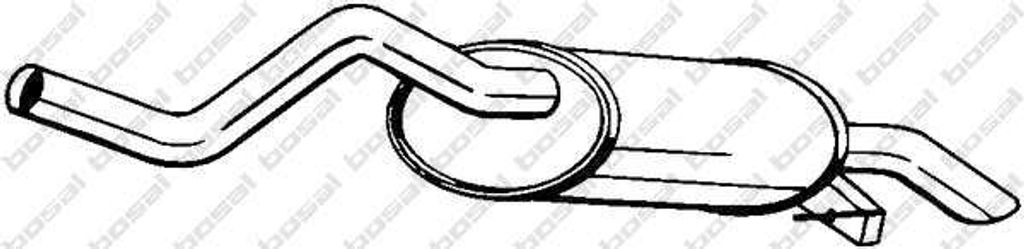 Bosal Endschalldämpfer 200-067