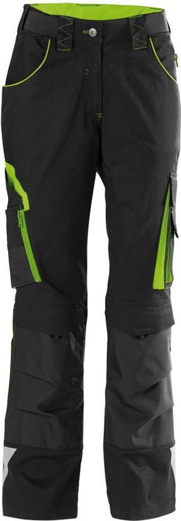 FORTIS Damen Bundhose 24,schw./limegreen, Gr. 38