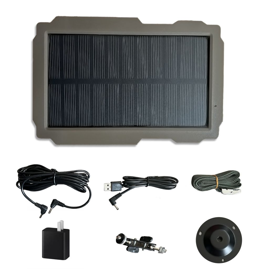 Solárny panel pre poľovnícku kameru, 3000 mAh, solárny Obrázok produktu 