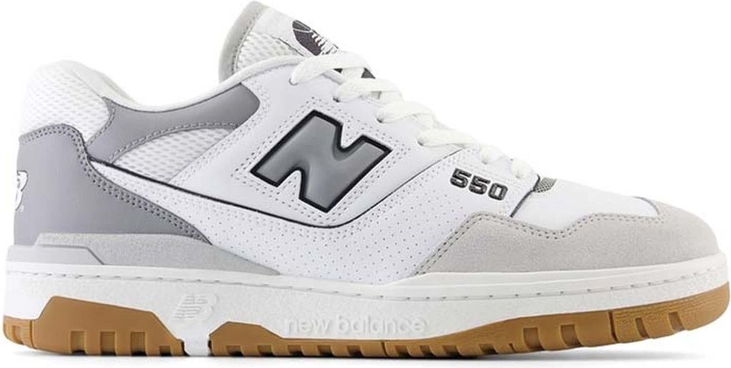 New Balance Sneakers BB550ESC in White color size 42.5