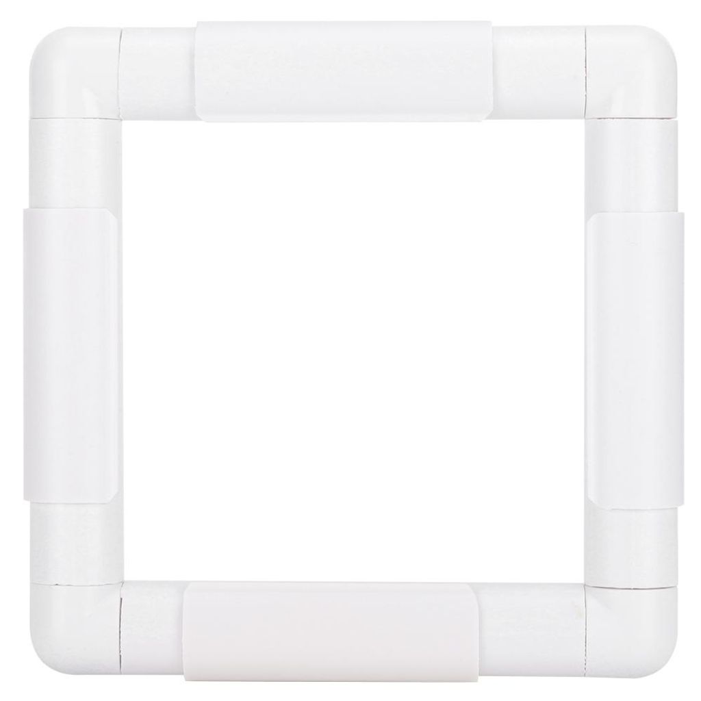 Quadratischer Stickrahmen, DIY-Reifen, Kreuzstich, Bastelwerkzeug, Haltegriff, rechteckig, Nähzubehör, 15,2 x 15,2 cm