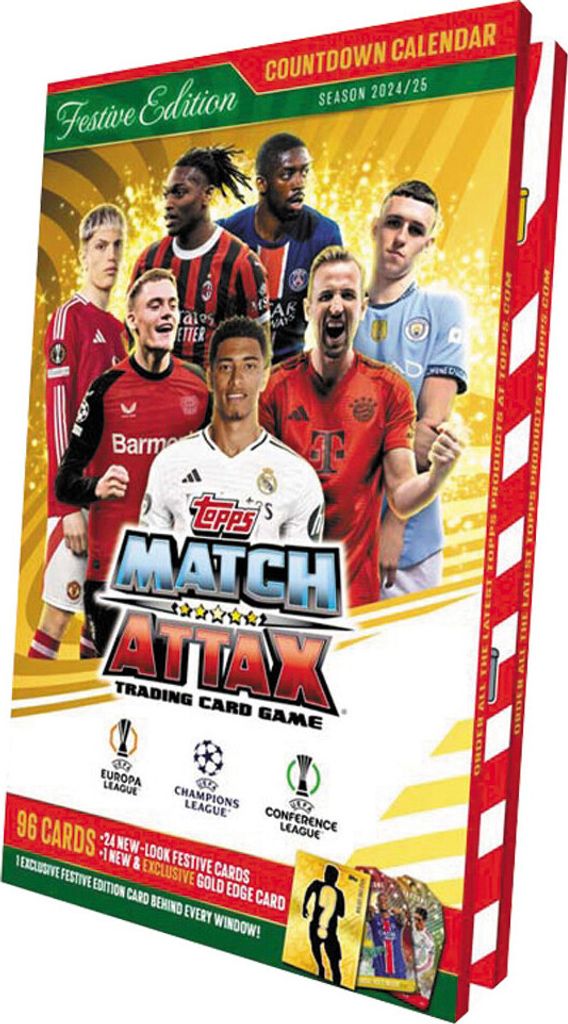 Topps Match Attax UEFA Champions League 2024/25 - Trading Cards - 1 Adventskalender