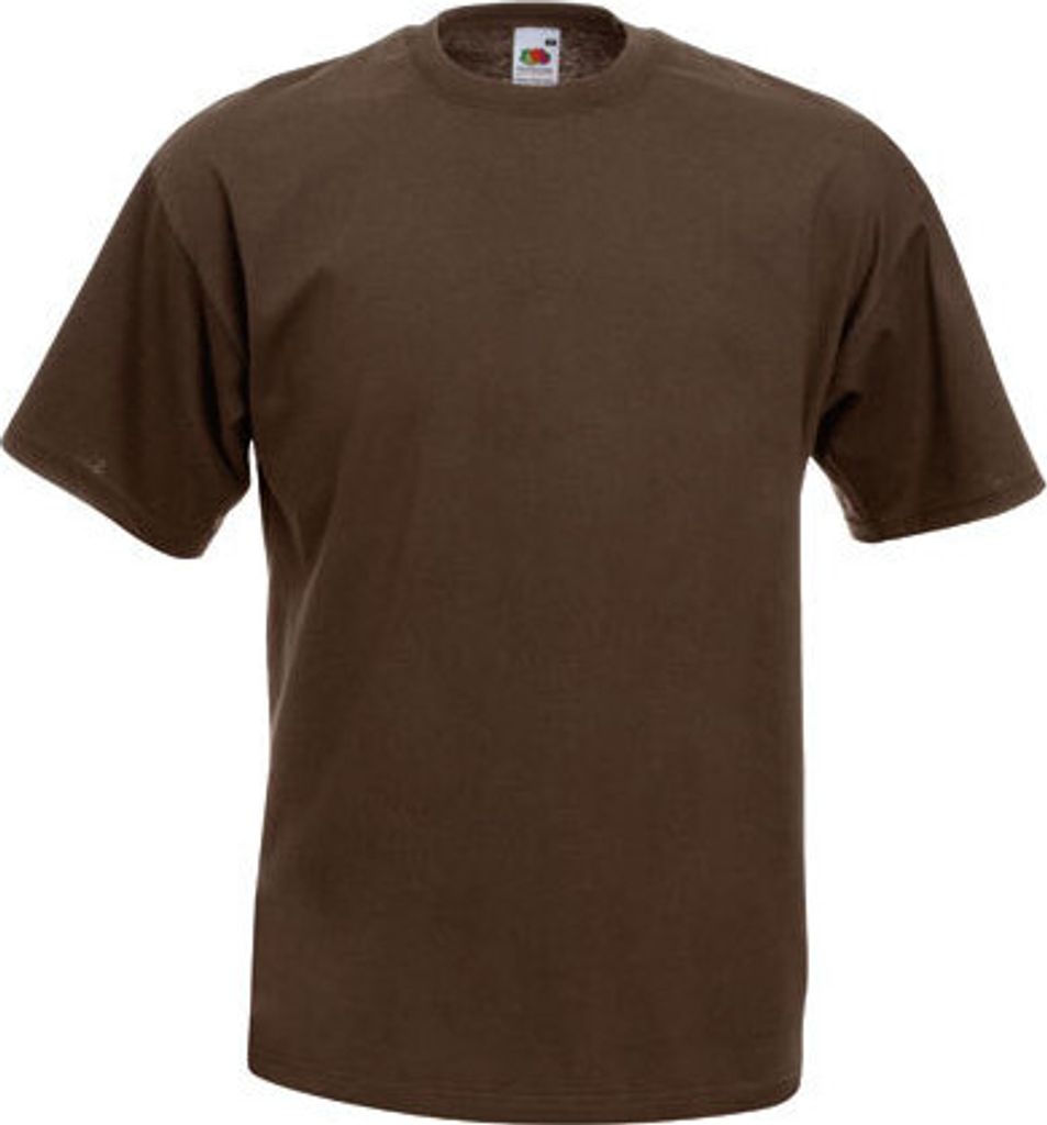 Fruit of the Loom - Valueweight T - Chocolate - XL