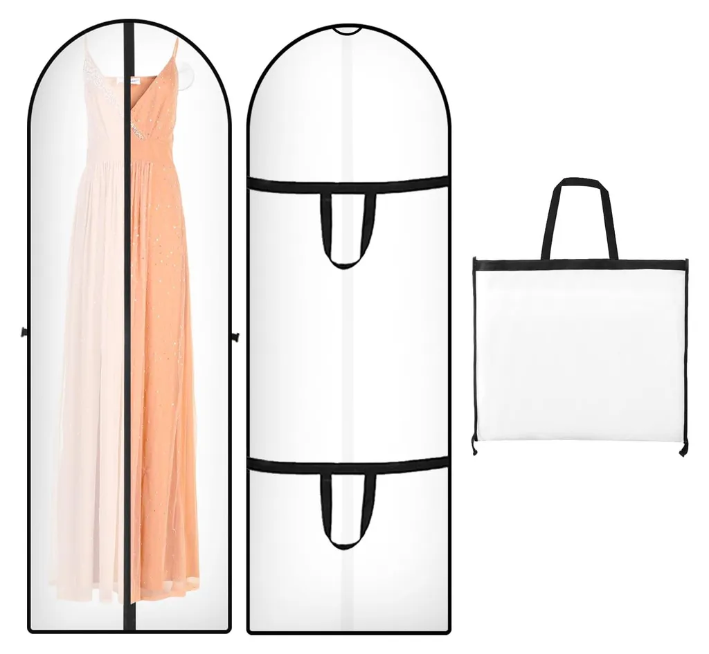 Housse de protection pour robe de soirée et manteau long, modèle 180 cm