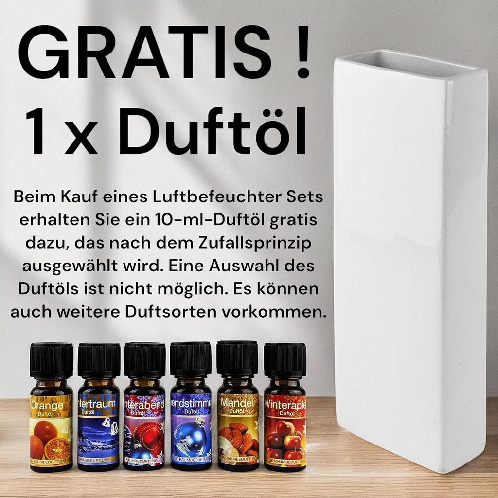 4 Luftbefeuchter Raum Befeuchter Heizung Keramik Wasser Produktbild 8