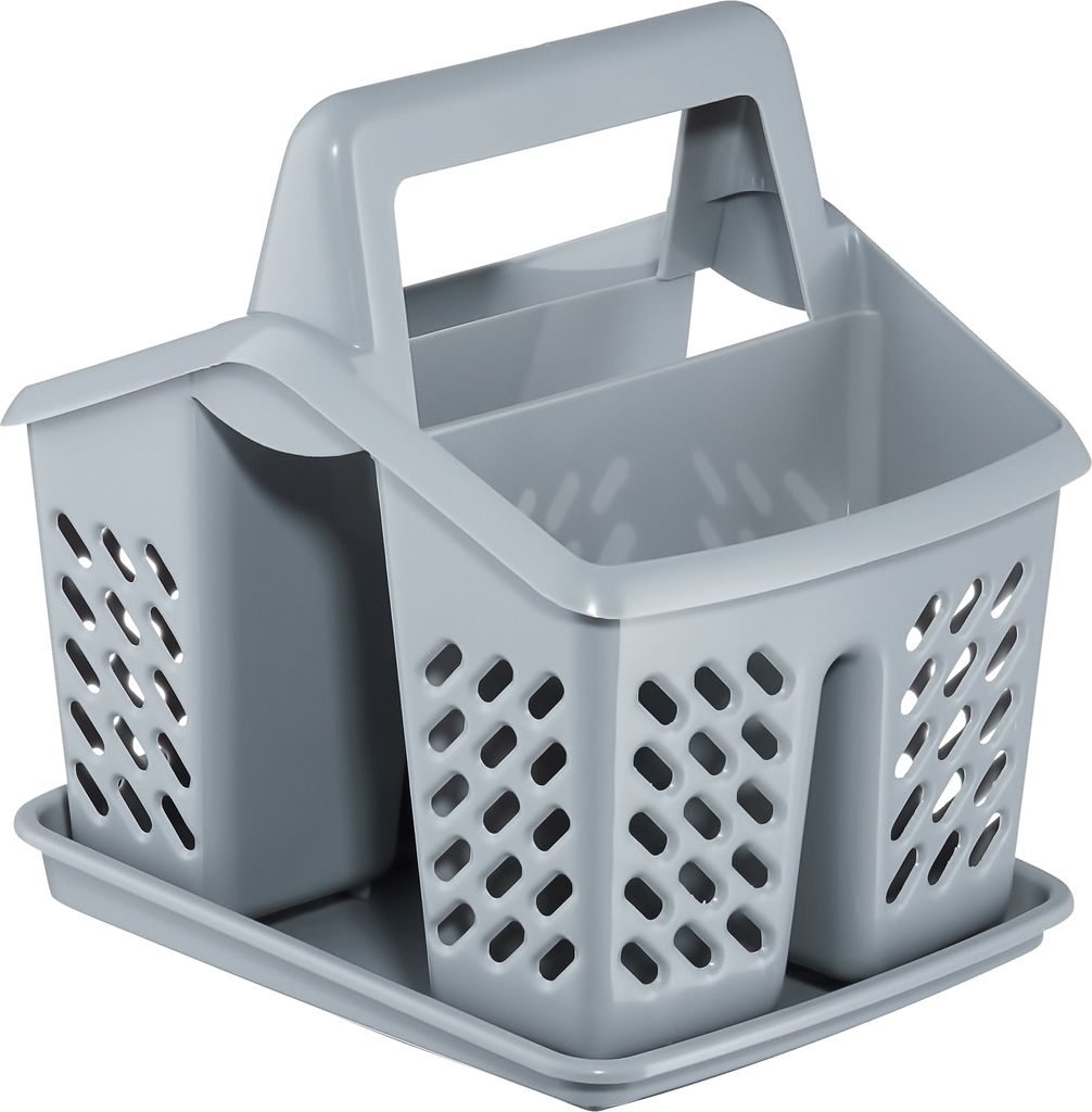 Scolaposate Asca 4 scomparti grigio DOMOTTI Immagine del prodotto 