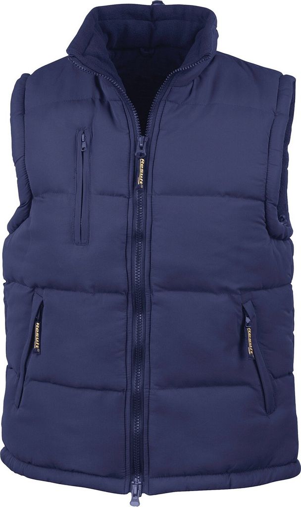 Result - Weste Wattiert für Herren/Damen Uni RW10173 (XS) (Marineblau)