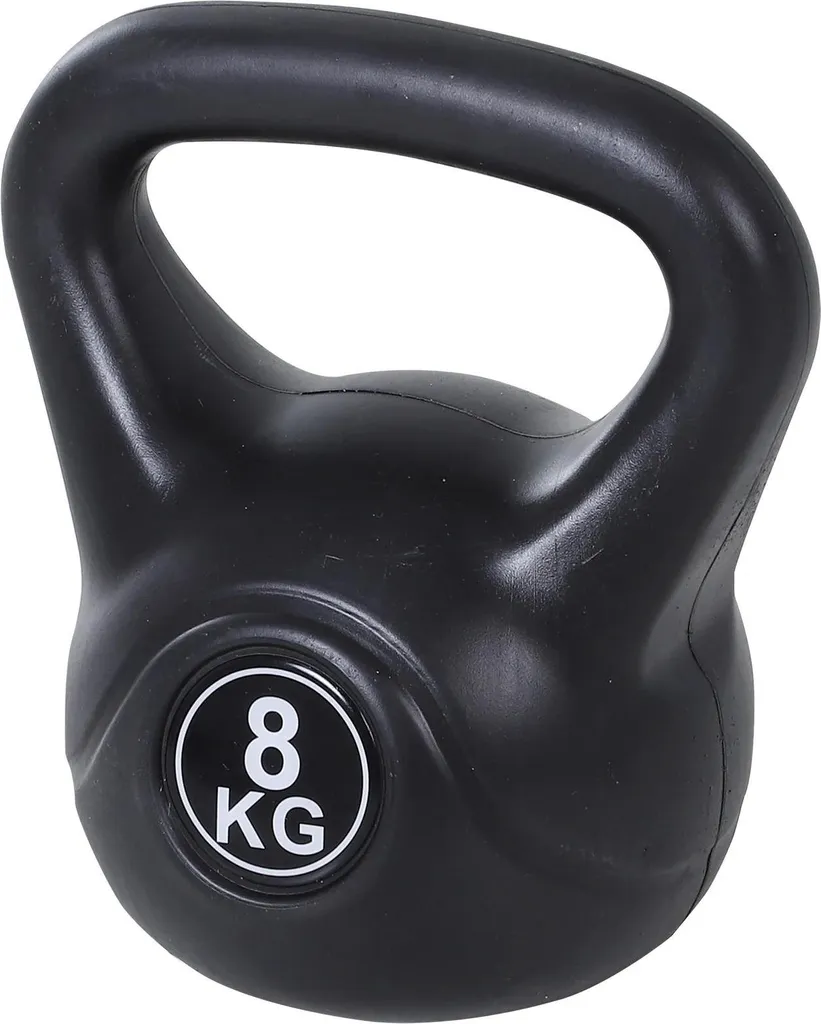 Kettlebell musculation 8 kg pour gym à domicile et exercices bras