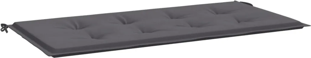 vidaXL Coussin de Banc de Jardin Anthracite 120x50x3 cm en Tissu Oxford