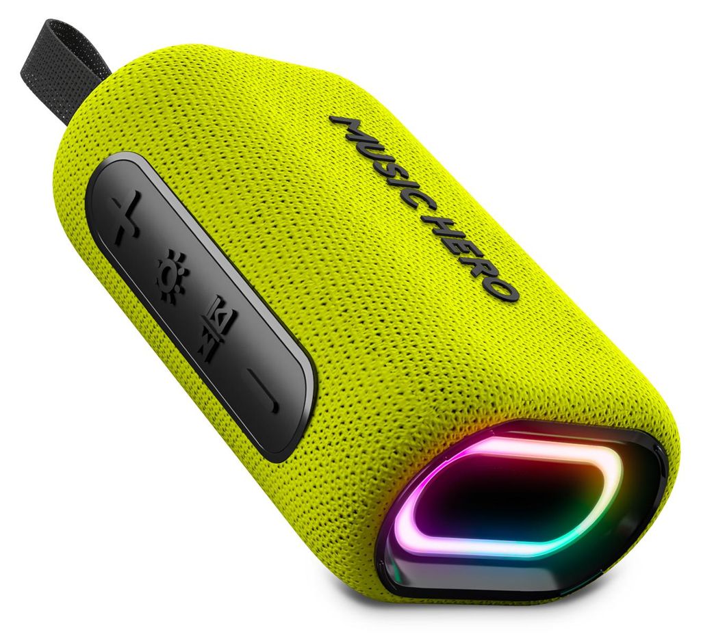 Music Hero B-Box 10-W-Funklautsprecher Mit LED-Beleuchtung Produktbild 
