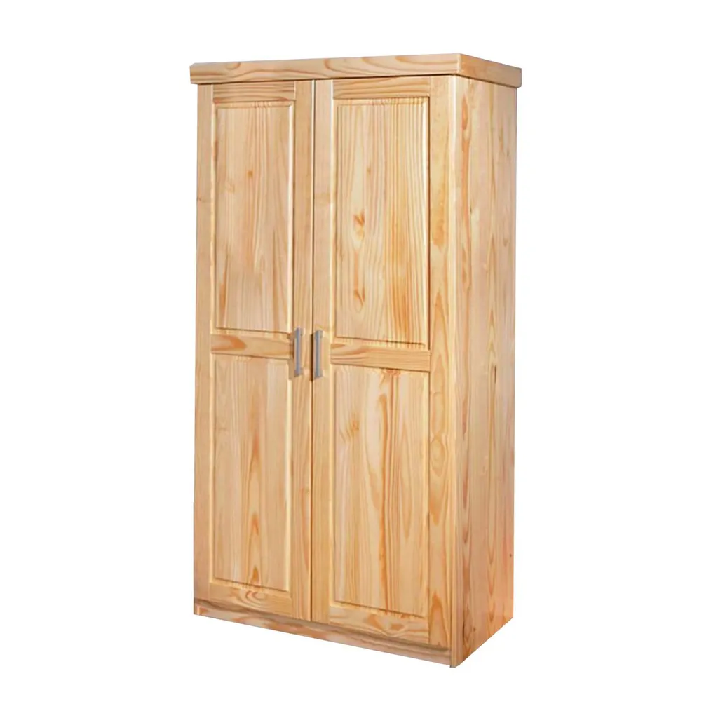 Garde-robe Idea 8880 deux portes bois clair pour organisation dressing