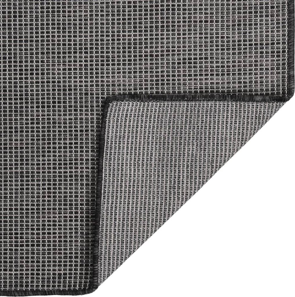 vidaXL Venkovní koberec Flatweave 100x200 cm Grey Obrázek produktu 
